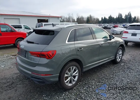2023 Audi Q3 Premium 45 Tfsi S Line Quattro Tiptronic из США, поврежденный, VIN WA1DECF37P1111245